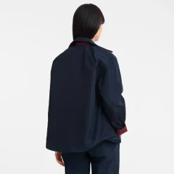 Hot Longchamp Blouson Ouatiné Marine/Bordeaux
