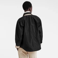 Hot Longchamp Blouson Ouatiné Noir/Acajou
