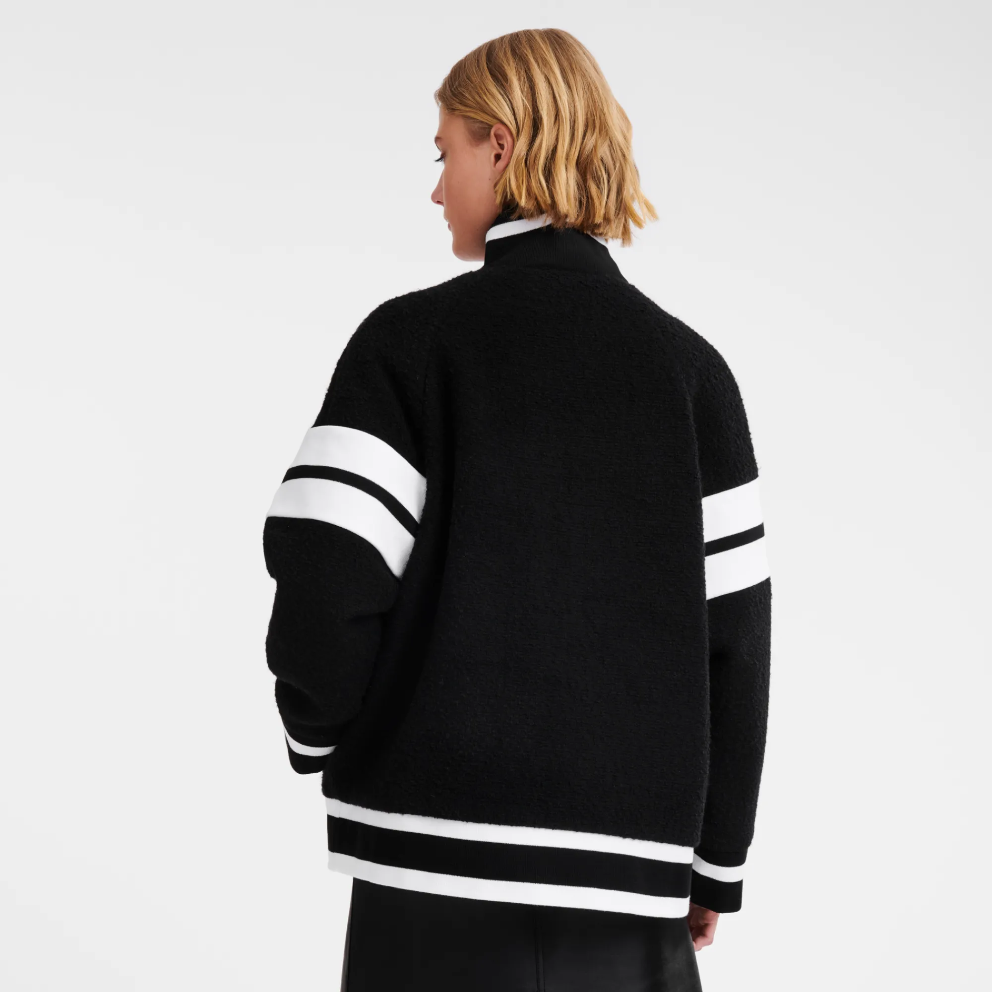 Outlet Longchamp Blouson Oversized Noir