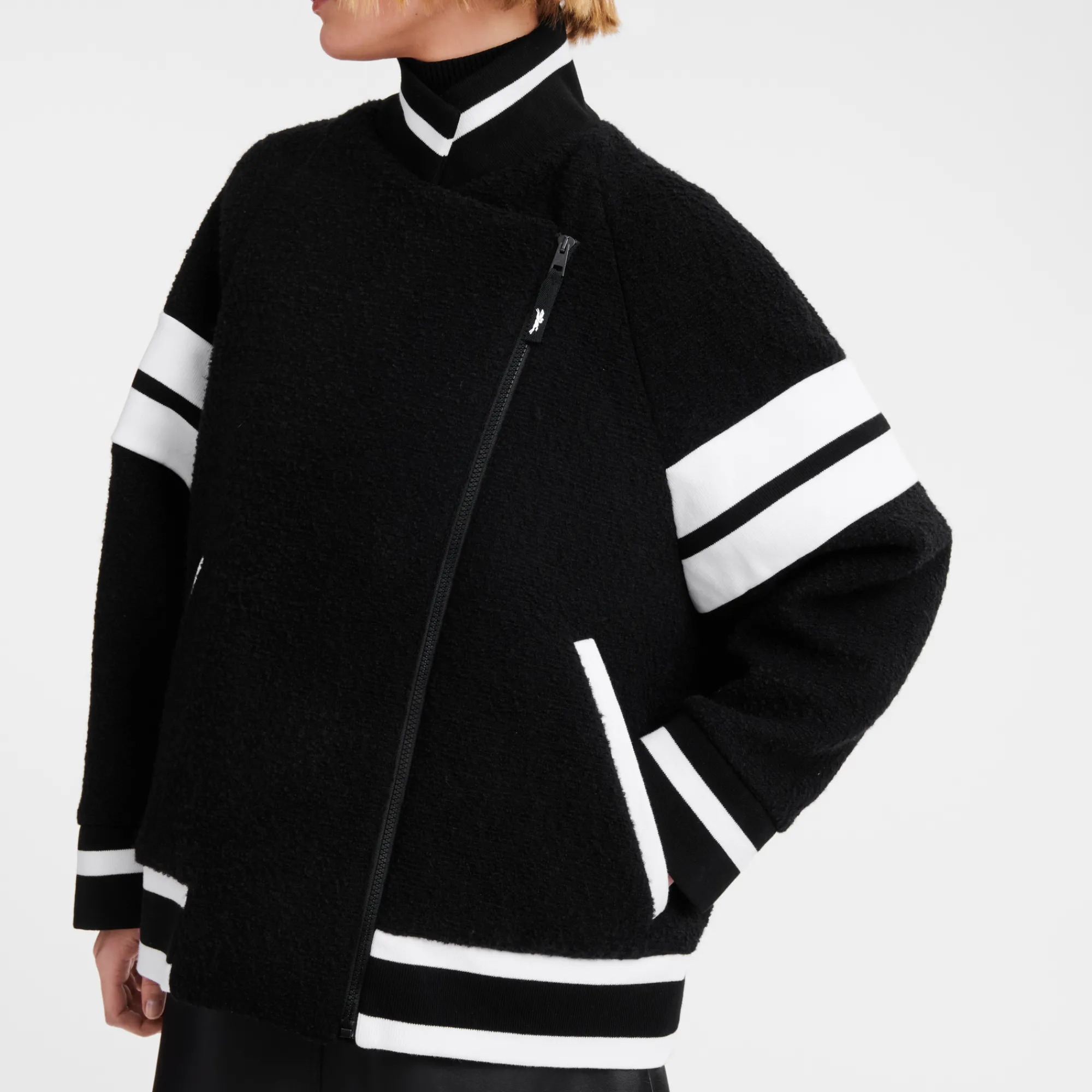 Outlet Longchamp Blouson Oversized Noir