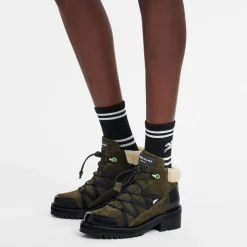 Discount Longchamp Boots La Baroudeuse Kaki