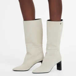Clearance Longchamp Bottes à Talon Allure Lin