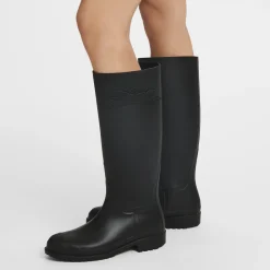 Online Longchamp Bottes Plates Cheval Noir