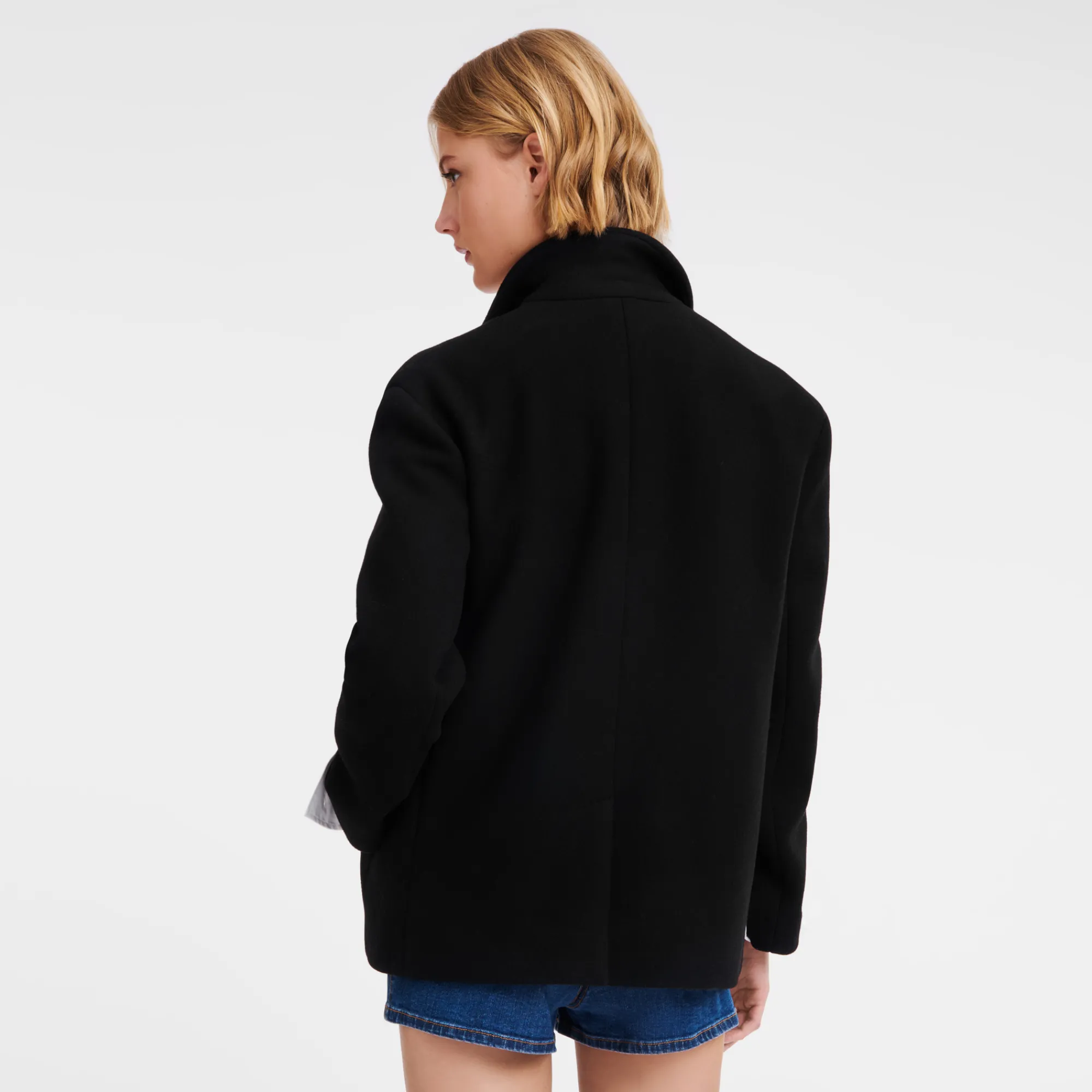 Hot Longchamp Caban Noir