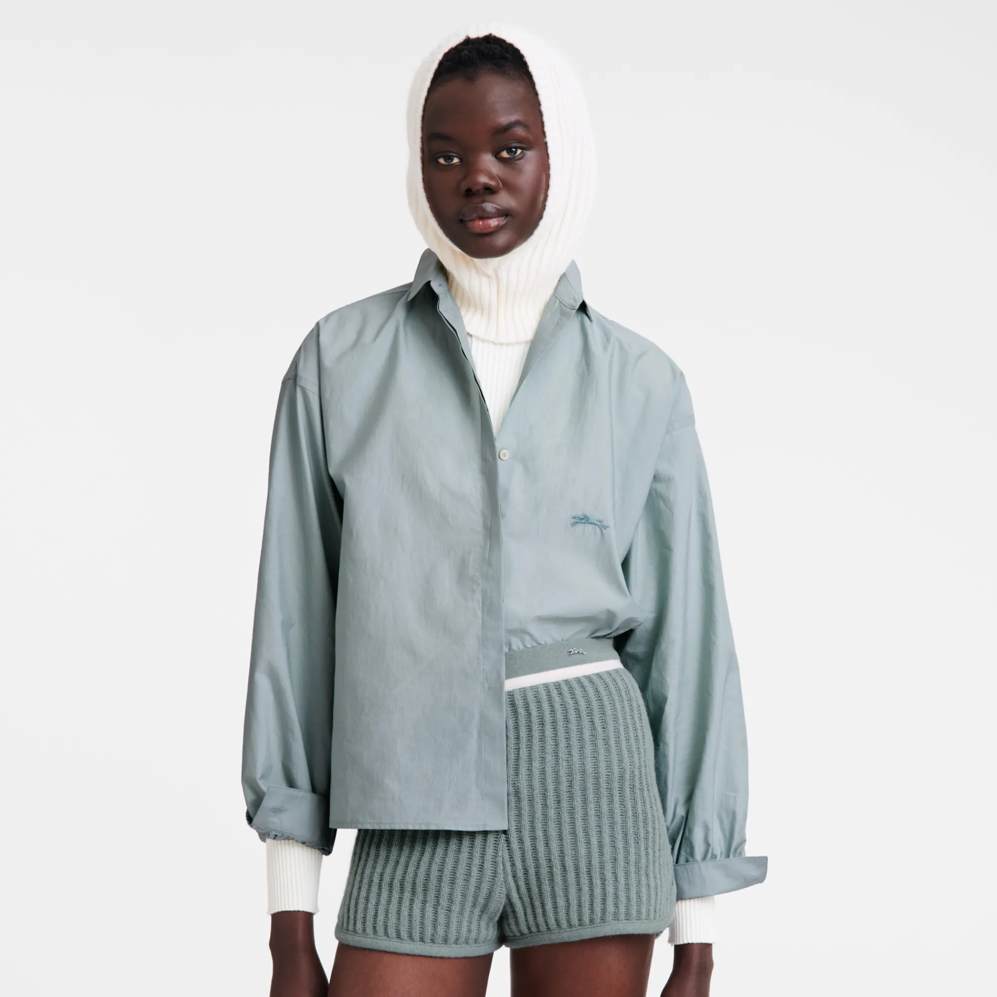 Hot Longchamp Cagoule Ecru
