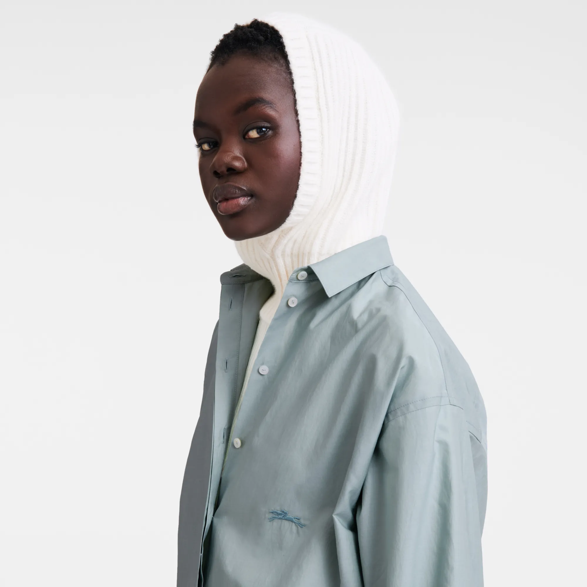 Hot Longchamp Cagoule Ecru