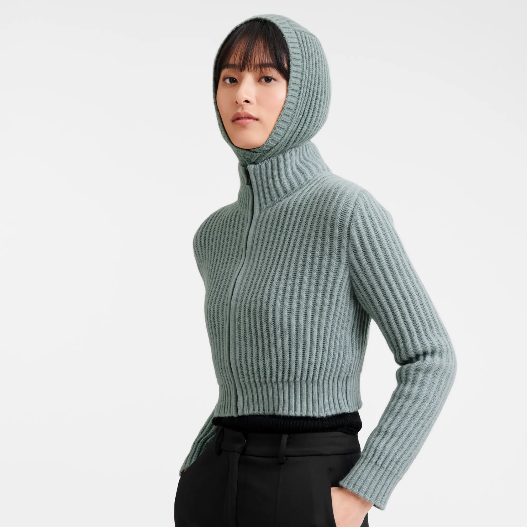 Outlet Longchamp Cagoule Céladon