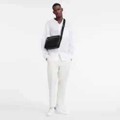 Online Longchamp Camera Bag M Le Foulonné Noir