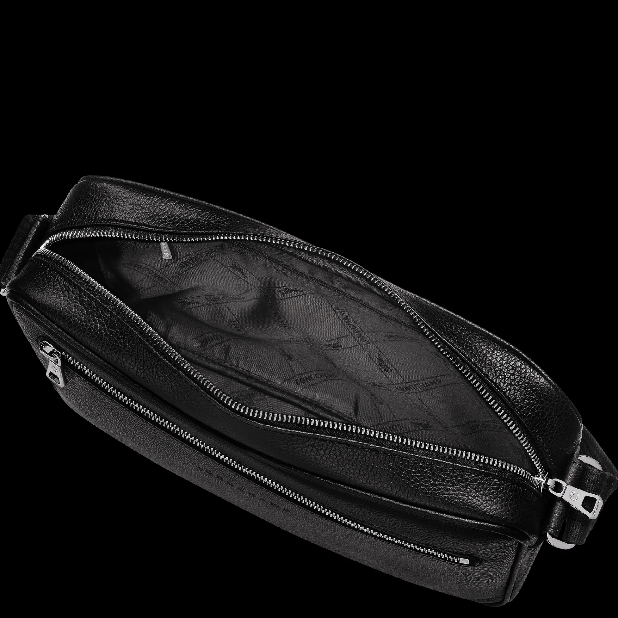 Online Longchamp Camera Bag M Le Foulonné Noir