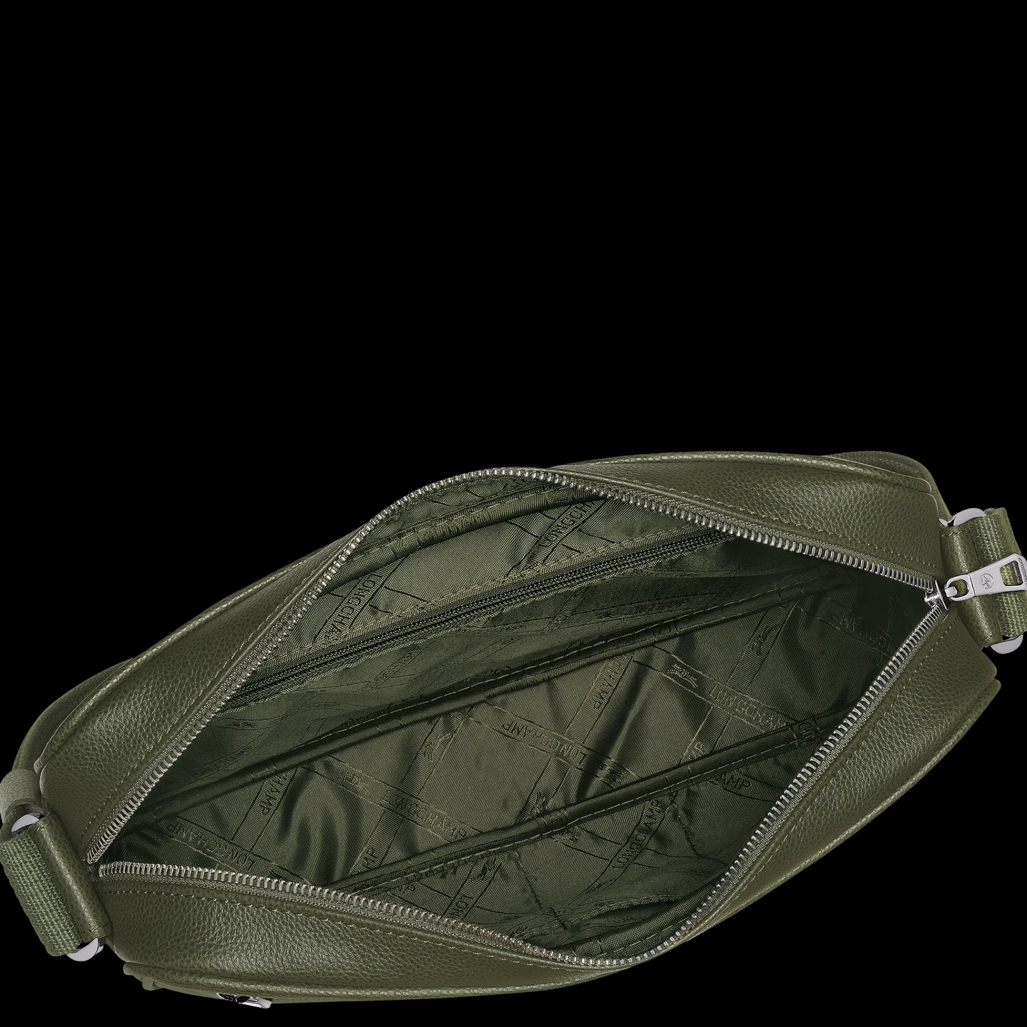 Longchamp Camera Bag M Le Foulonné Kaki