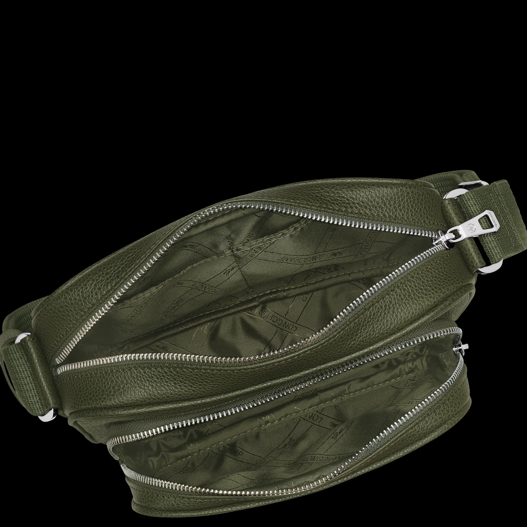 Sale Longchamp Camera Bag S Le Foulonné Kaki