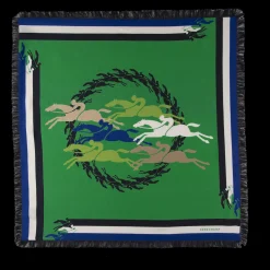 Online Longchamp Carré De Soie 70 Jumping Vert