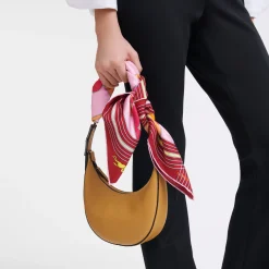 Discount Longchamp Carré De Soie 90 League Orange