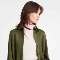 Online Longchamp Carré De Soie 90 Tête De Cheval Rose