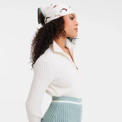 Hot Longchamp Carré De Soie 50 Yoga Ecru