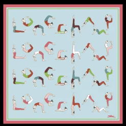 Hot Longchamp Carré De Soie 50 Yoga Céladon