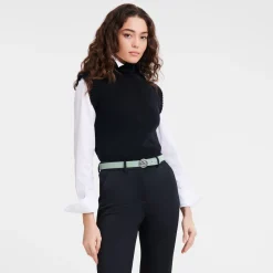 Sale Longchamp Ceinture Femme La Médaille Céladon