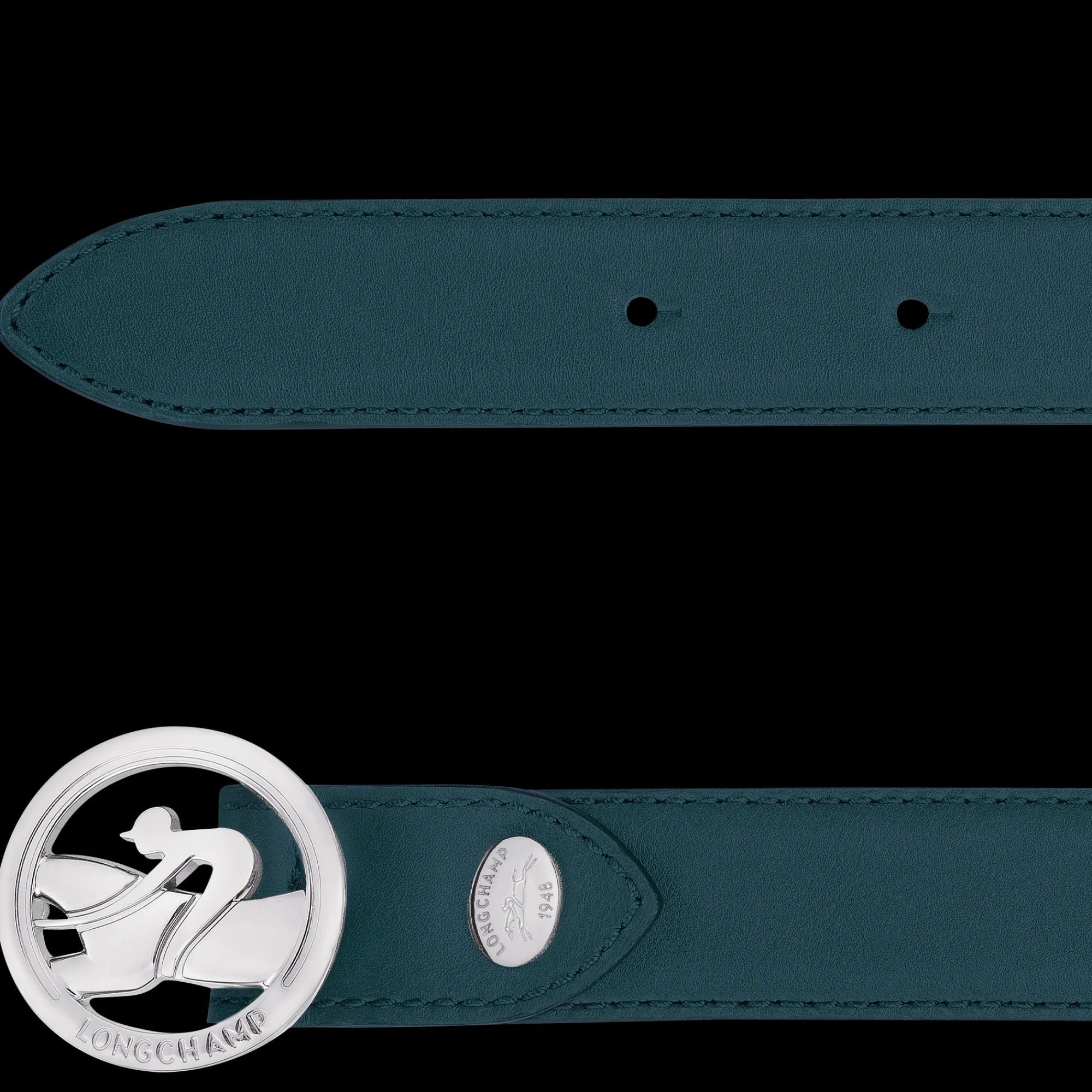 Outlet Longchamp Ceinture Femme La Médaille Encre