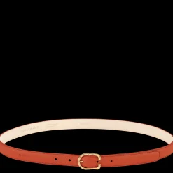 Online Longchamp Ceinture Femme Le Foulonné Paprika