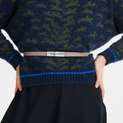 Online Longchamp Ceinture Femme Le Roseau Argile