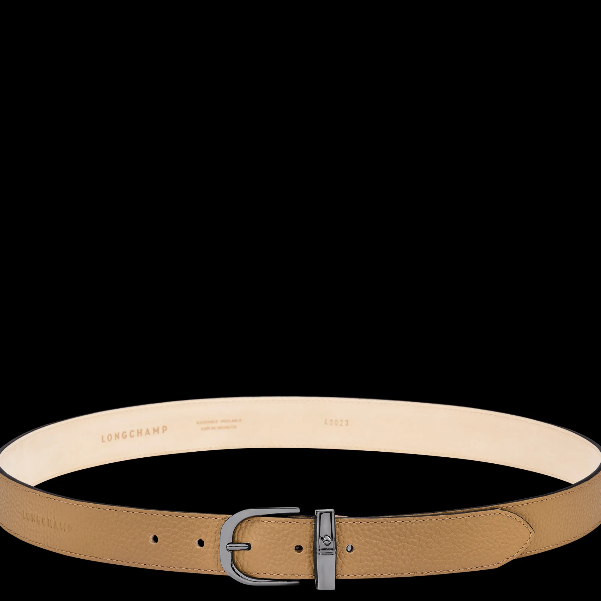 New Longchamp Ceinture Femme Le Roseau Essential Chamois