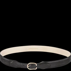 Discount Longchamp Ceinture Femme 1980 Noir