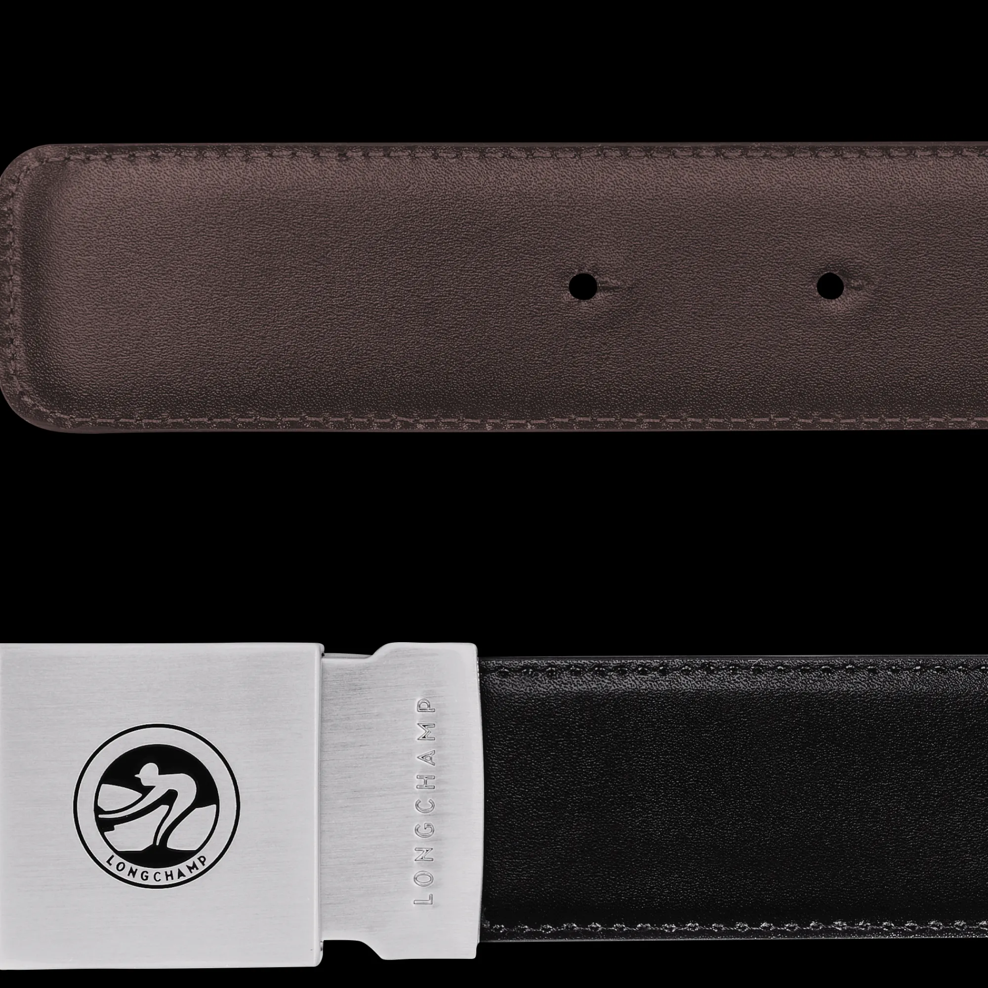 Longchamp Ceinture Homme Army Noir/Moka