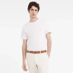 Longchamp Ceinture Homme Le Foulonné Caramel