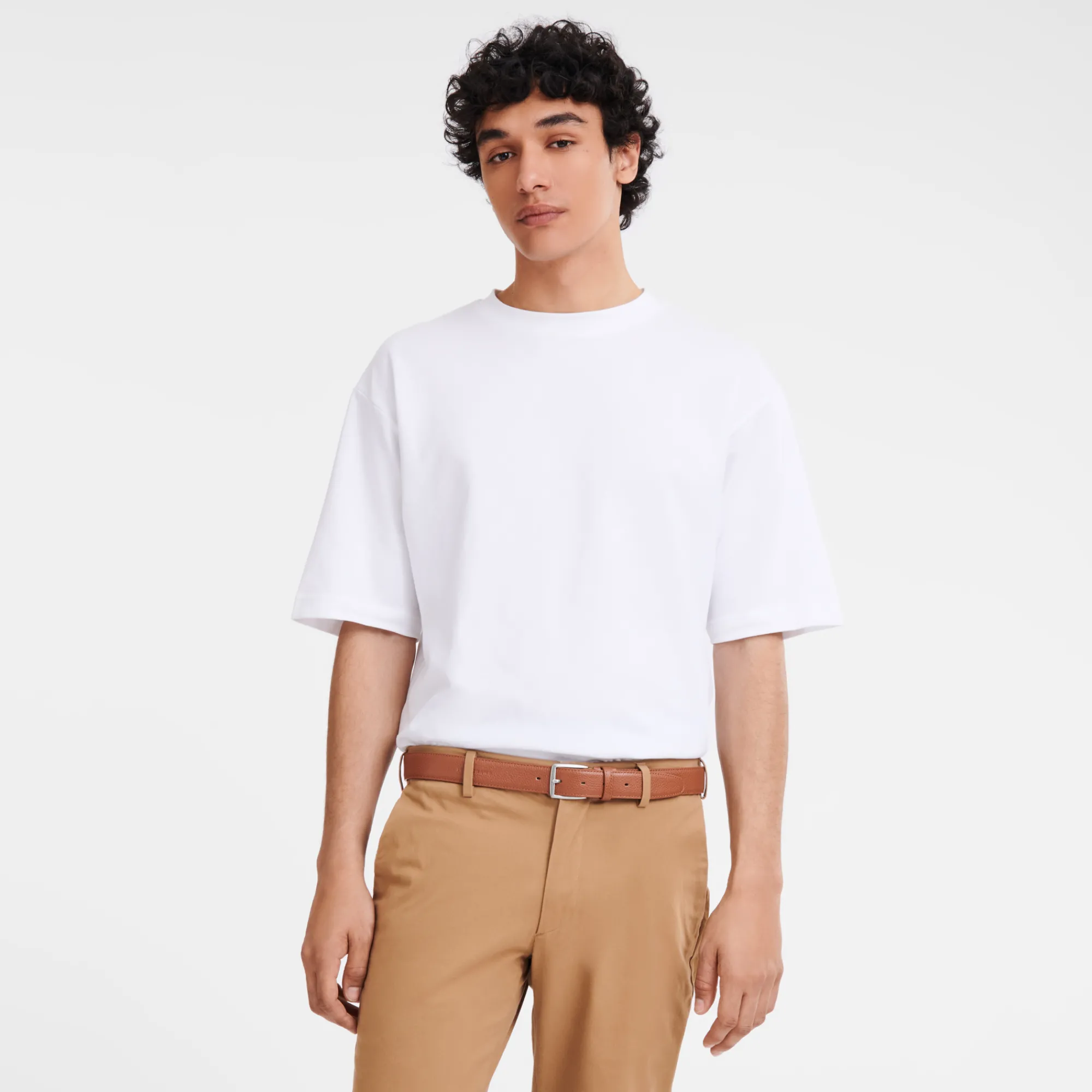 Hot Longchamp Ceinture Homme Le Foulonné Caramel