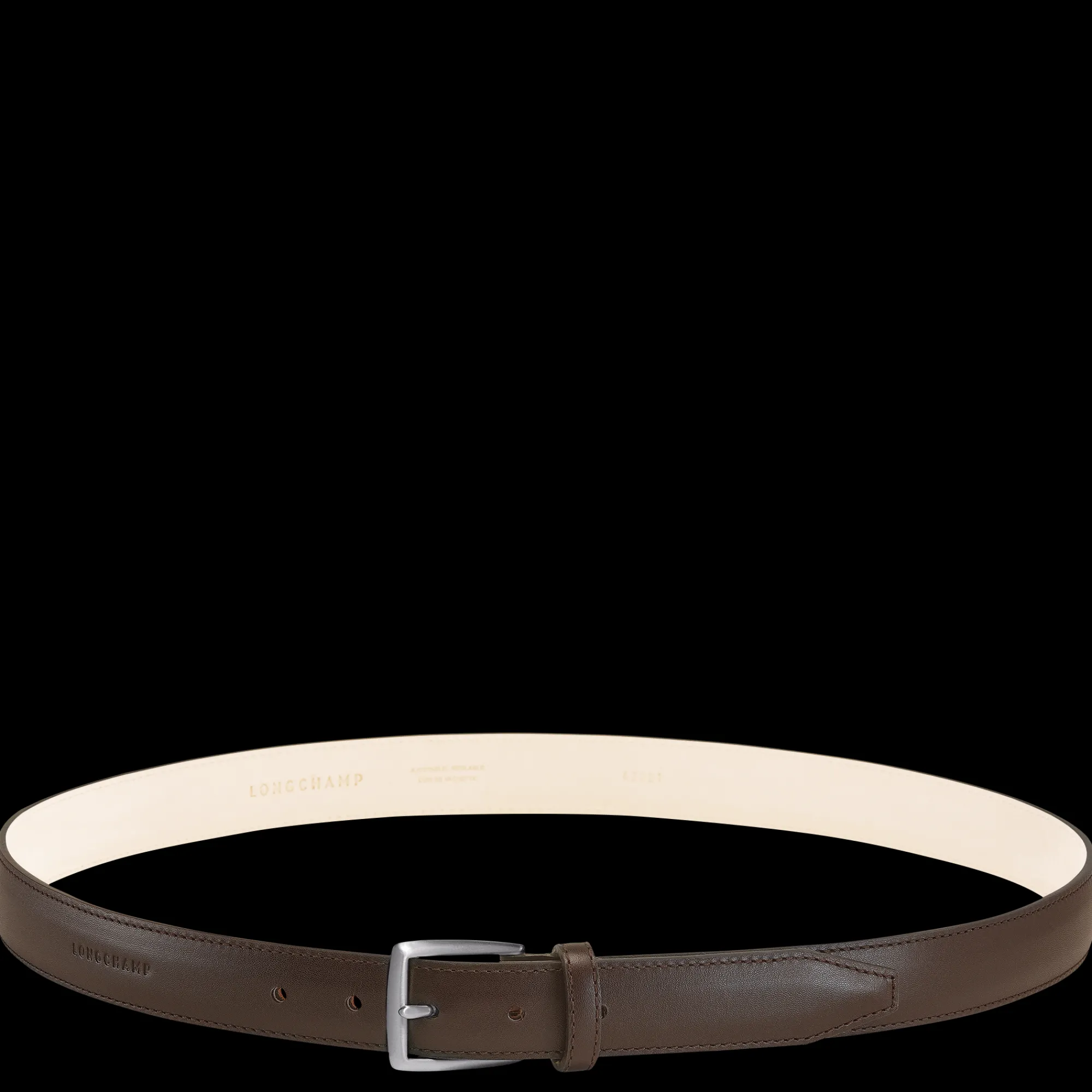 Discount Longchamp Ceinture Homme Végétal Moka