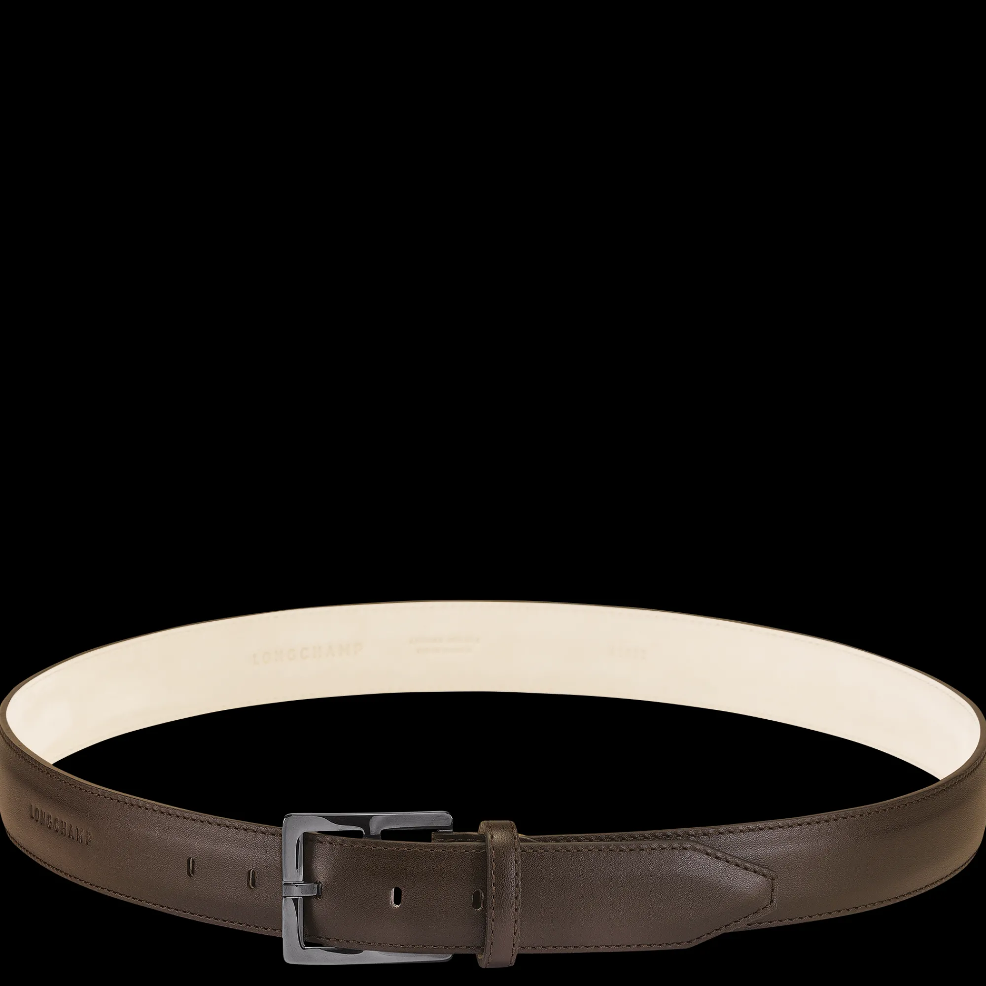 Discount Longchamp Ceinture Homme Végétal Moka