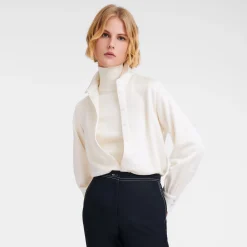 Clearance Longchamp Chemise Ecru