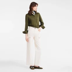 Longchamp Chemise Kaki