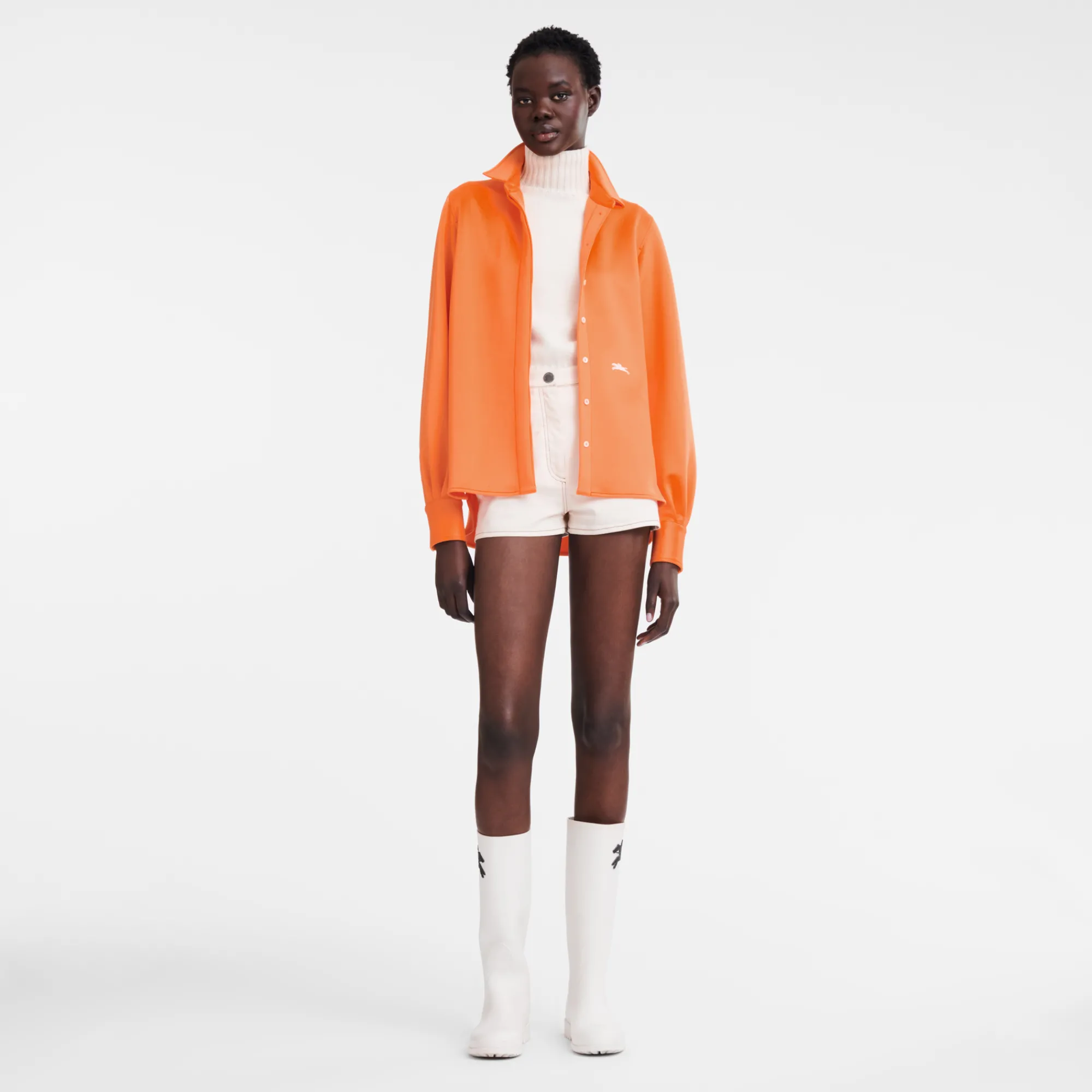 Sale Longchamp Chemise Orange