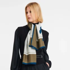 Outlet Longchamp Châle Esquisse Gris