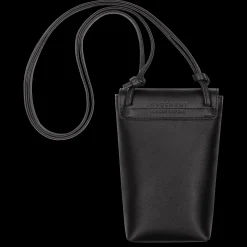 Online Longchamp Etui Téléphone Avec Cordon Le Pliage Xtra Noir