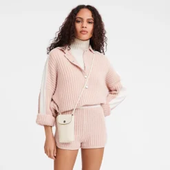 Discount Longchamp Etui Téléphone Avec Cordon Le Pliage Xtra Ecru