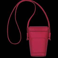 Outlet Longchamp Etui Téléphone Avec Cordon Épure Magenta