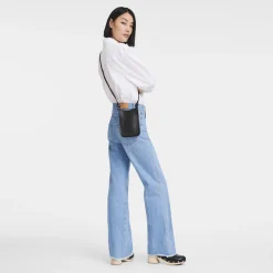 Longchamp Etui Téléphone Le Foulonné Noir