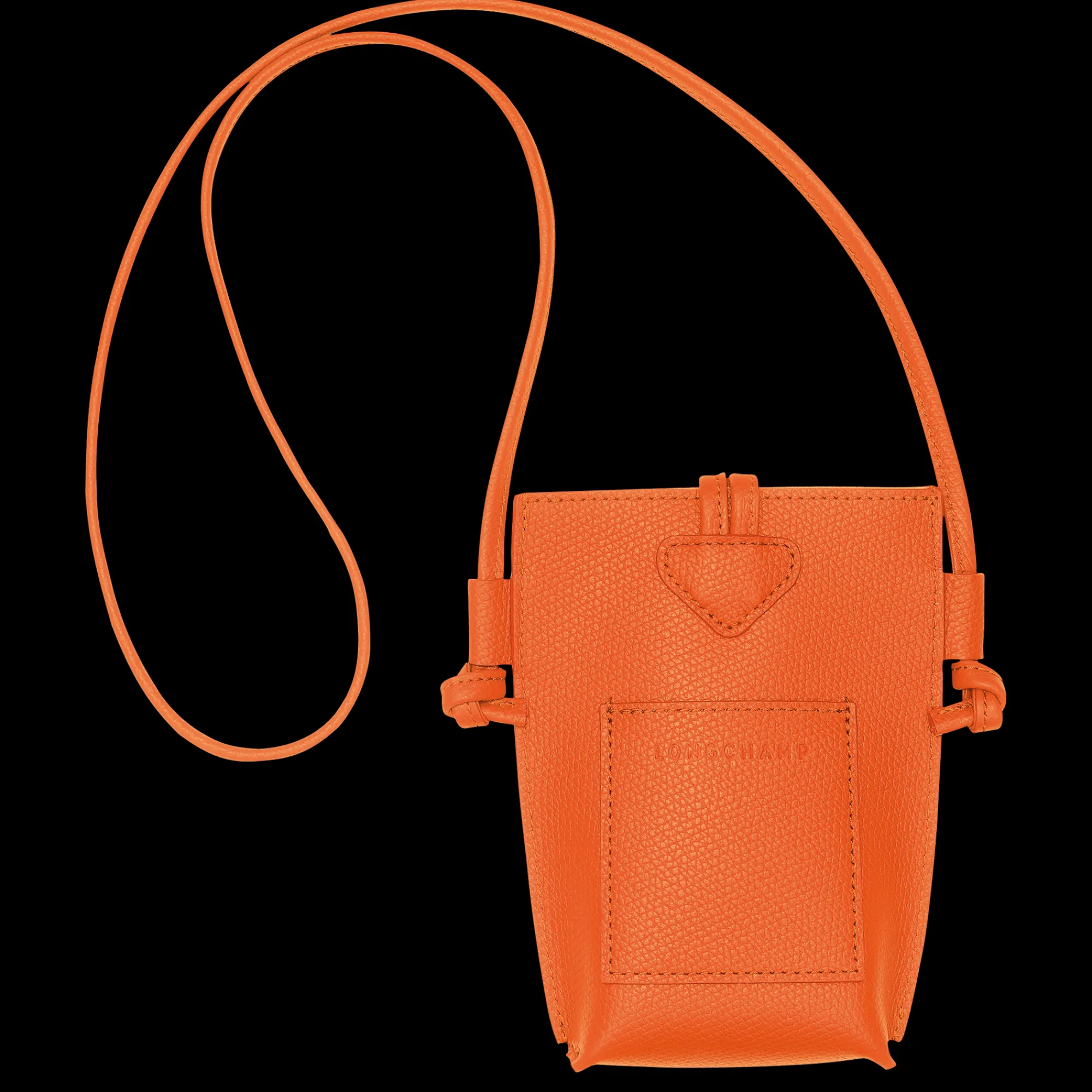 Sale Longchamp Etui Téléphone Le Roseau Orange