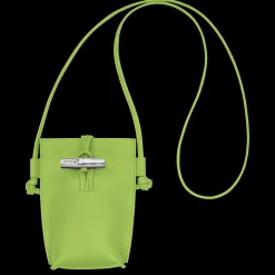Outlet Longchamp Etui Téléphone Le Roseau Vert Lumière