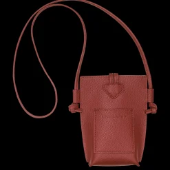 Best Longchamp Etui Téléphone Le Roseau Châtaigne