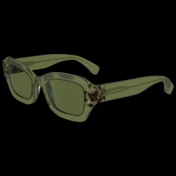 Hot Longchamp Lunettes De Soleil Ecaille Kaki