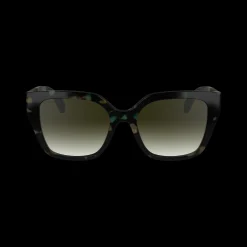 Discount Longchamp Lunettes De Soleil Ecaille Vert