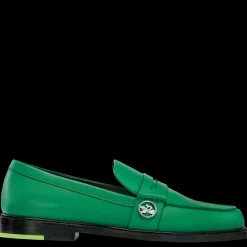 Clearance Longchamp Mocassins Au Sultan Vert