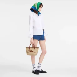 Online Longchamp Panier S Le Panier Pliage Brun