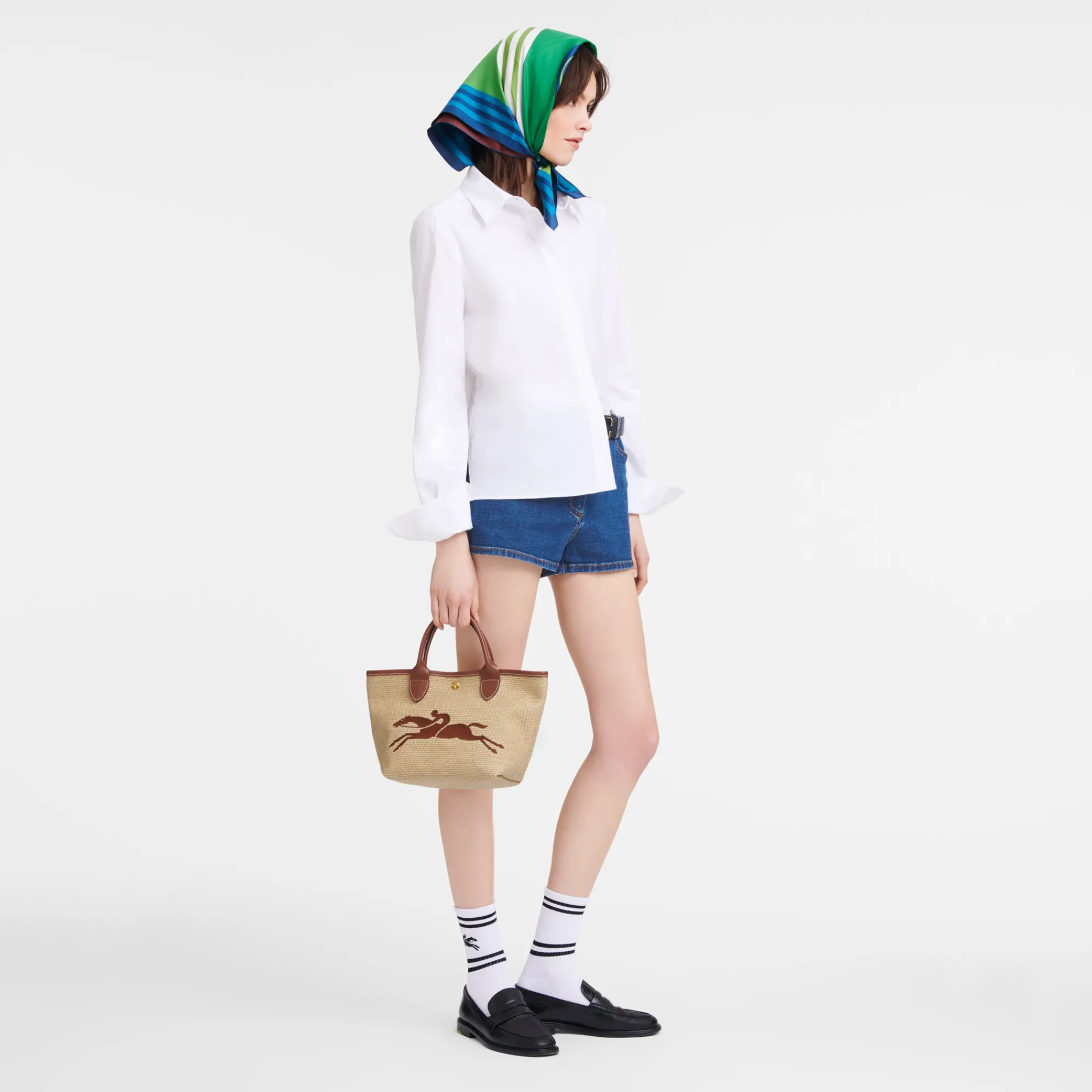 Online Longchamp Panier S Le Panier Pliage Brun
