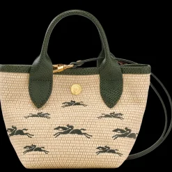 Discount Longchamp Panier XS Le Panier Pliage Kaki