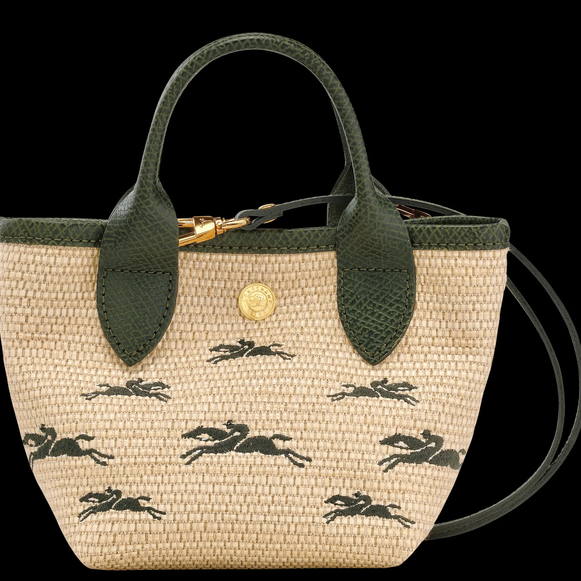 Discount Longchamp Panier XS Le Panier Pliage Kaki