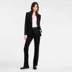 Outlet Longchamp Pantalon Noir